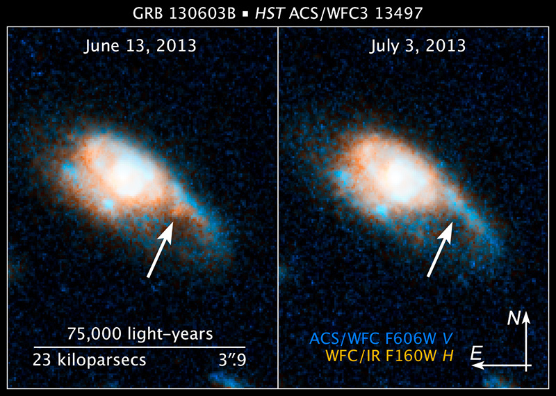 Gamma-ray Burst 130603B - NASA Science